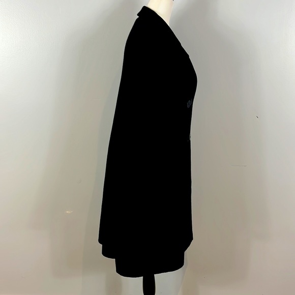 D. Exterior Black Wool Knit Sweater Jacket made in Italy - Picture 8 of 17